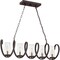 Quoizel Tumult Linear Chandelier TMT540WT - alternate 1